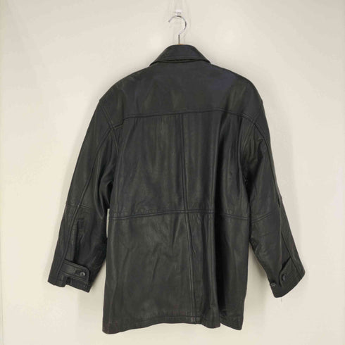 ユーエスエアーフォース U.S. AIR FORCE COMMANDING OF FICER 裏キルティング ラムレザーハーフコート メンズ JPN:M