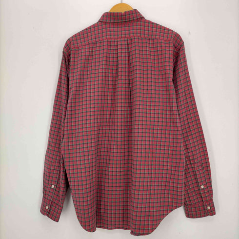 ラルフローレン RALPH LAUREN 00s CLASSIC FIT ポニー刺繍 ボタンダウンチェックシャツ メンズ import:L