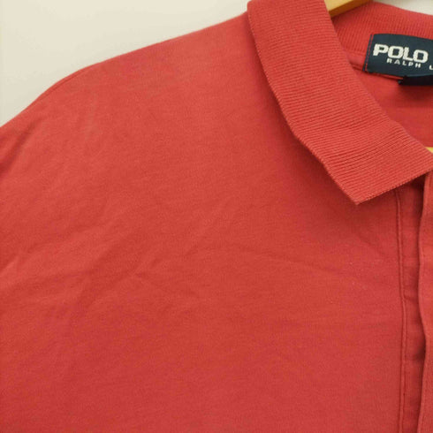 ポロゴルフラルフローレン POLO GOLF RALPH LAUREN 90-00s ロゴ 刺繍 S/S ポロシャツ メンズ import:L