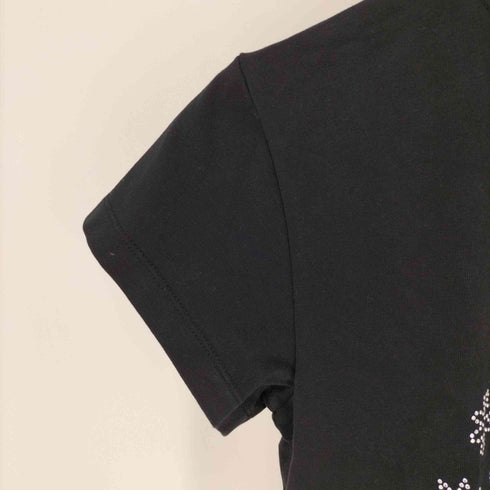 ITZAVIBE キャラクター ラインストーン S/S Tシャツ 韓国 レディース OS