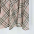 バーバリーロンドンブルーレーベル BURBERRY LONDON BLUE LABEL ノバチェック バックリボン ウール Vネックワンピース レディース 38
