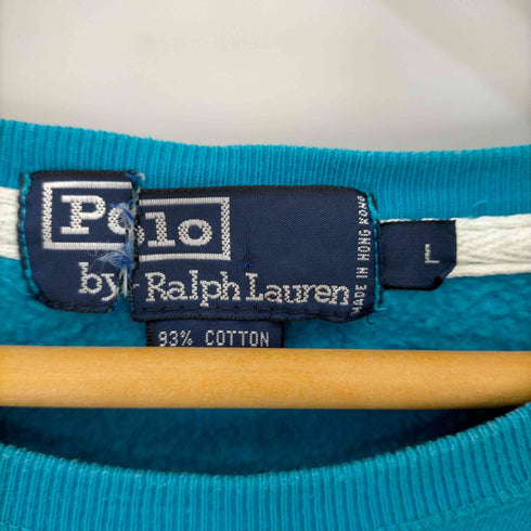 ポロバイラルフローレン Polo by RALPH LAUREN スモールポニー刺繍クルーネックスウェット メンズ import:L