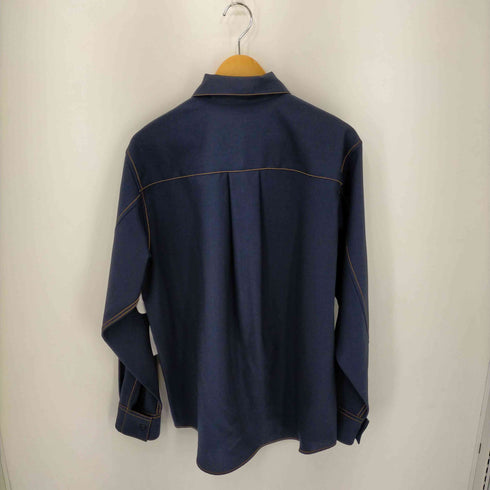 マルニ MARNI 22AW ステッチトロピカルウールシャツ メンズ JPN:44