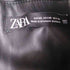 ザラ ZARA ウエストリボン フェイクレザー タイトスカート レディース XS