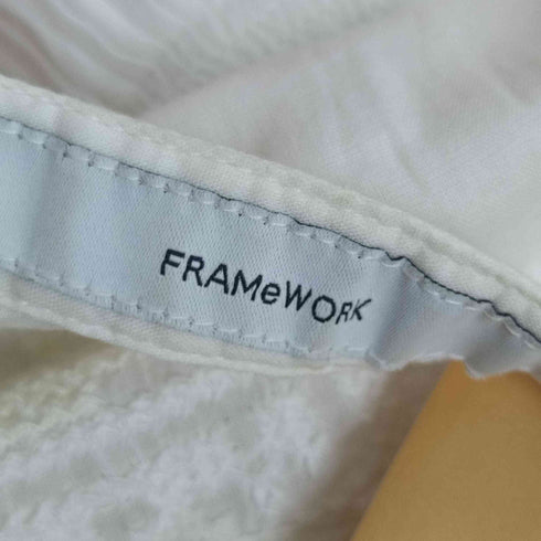 フレームワーク FRAMeWORK 刺繍フリンジブラウス レディース FREE