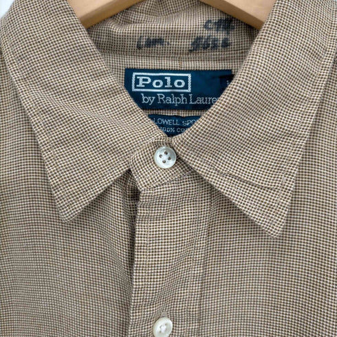 ポロラルフローレン POLO RALPH LAUREN LOWELL SPORT オーバーサイズ チェックシャツ メンズ import:L