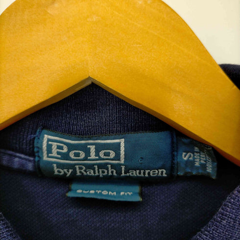 ポロバイラルフローレン Polo by RALPH LAUREN ビックポニー刺繍鹿の子ポロシャツ メンズ JPN:S