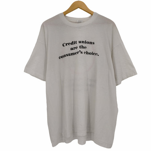 フルーツオブザルーム FRUIT OF THE LOOM USA製 メッセージプリント Tシャツ メンズ import:XL