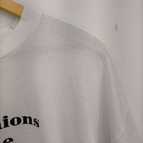フルーツオブザルーム FRUIT OF THE LOOM USA製 メッセージプリント Tシャツ メンズ import:XL