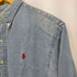 ポロバイラルフローレン Polo by RALPH LAUREN 80s 緑タグ BD 長袖デニムシャツ メンズ 160