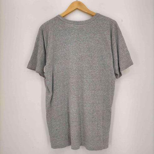 チャンピオン Champion トリコタグ 染み込み ワンツーボディ 霜降り Tシャツ BINGHAMTON ATHLETICS メンズ import:L