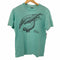 ヘインズ Hanes USA製 袖裾シングルステッチ クジラ Tシャツ メンズ import:M