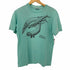 ヘインズ Hanes USA製 袖裾シングルステッチ クジラ Tシャツ メンズ import:M