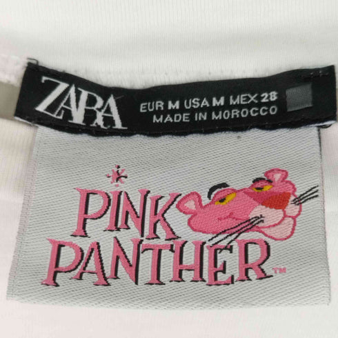 ザラ ZARA 両面プリント S/STシャツ レディース US M