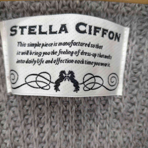 ステラシフォン STELLA CIFFON ウールニットカーディガン レディース JPN:36