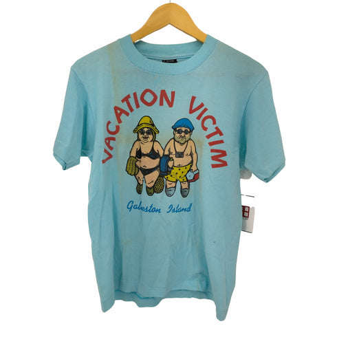 スクリーンスターズ SCREEN STARS USA製 袖裾シングルステッチ VACATION Tシャツ メンズ import:M