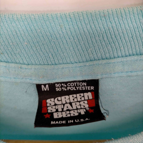 スクリーンスターズ SCREEN STARS USA製 袖裾シングルステッチ VACATION Tシャツ メンズ import:M