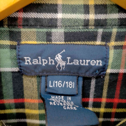 ラルフローレン RALPH LAUREN BD 長袖チェックシャツ メンズ L(16/18)