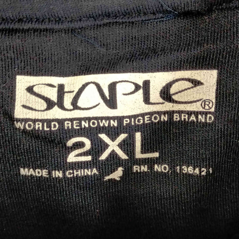 ステイプル staple マルチカラージップアップフーディ メンズ JPN:XXL