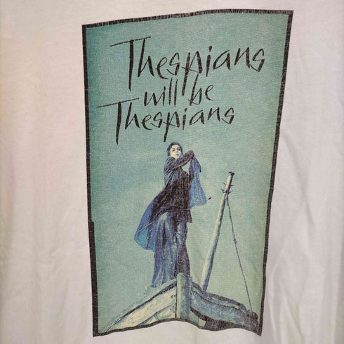 ヘインズ Hanes Thespians will be Thespians 1998年 アート Tシャツ メンズ import:XL