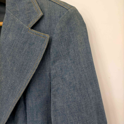 リー Lee 70s~80s USA製 LEESET 2Bデニムテーラードジャケット メンズ 38R