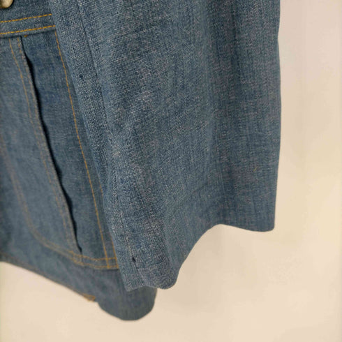 リー Lee 70s~80s USA製 LEESET 2Bデニムテーラードジャケット メンズ 38R