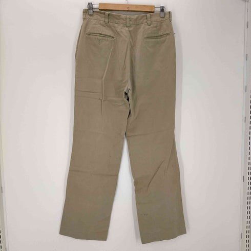 エディーバウアー Eddie Bauer USA製 黒タグ ノータックチノパンツ メンズ