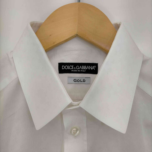 ドルチェアンドガッバーナ DOLCE&GABBANA GOLD DG総柄 レギュラーカラードレスシャツ メンズ 15/38