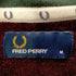 フレッドペリー FRED PERRY ボーダー ベロア ジップ ポロシャツ メンズ import:M