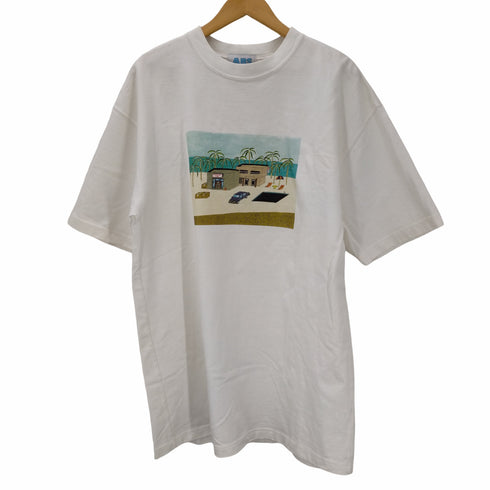 ABS apple butter store ビッグサイズ プリント 半袖Tシャツ メンズ