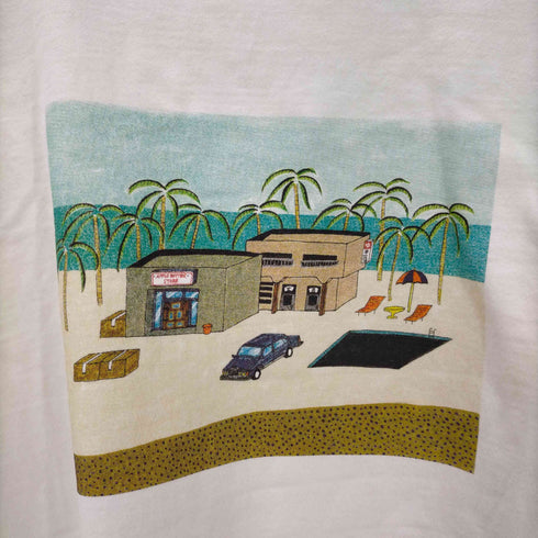 ABS apple butter store ビッグサイズ プリント 半袖Tシャツ メンズ