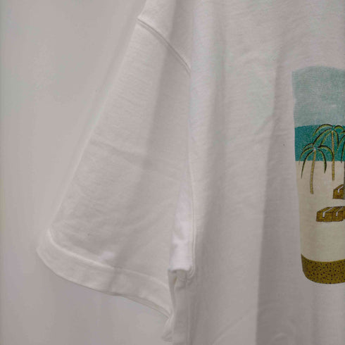 ABS apple butter store ビッグサイズ プリント 半袖Tシャツ メンズ