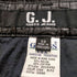 ゲスジーンズ GUESS JEANS OLD 香港製 ヘビ クロコ 型押し フェイクレザーパンツ メンズ 33