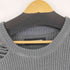 ネイバーフッド NEIGHBORHOOD SAVAGE CREW / A-KNIT LS オーバーサイズ ダメージ加工 ニット メンズ JPN:S
