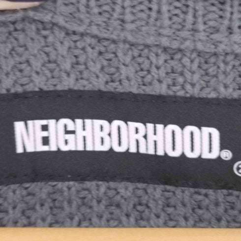 ネイバーフッド NEIGHBORHOOD SAVAGE CREW / A-KNIT LS オーバーサイズ ダメージ加工 ニット メンズ JPN:S
