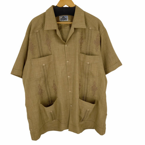 フルギ IZAMAL 90S キューバシャツ S/S 開襟シャツ ビッグシルエット メンズ 46