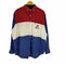 ポロバイラルフローレン Polo by RALPH LAUREN 90s ジップポケット配色L/Sシャツ トリコロール メンズ XL