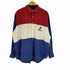 ポロバイラルフローレン Polo by RALPH LAUREN 90s ジップポケット配色L/Sシャツ トリコロール メンズ XL