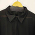 ウィリーチャバリア WILLY CHAVARRIA Community Center Tokyo Branch 23SS CCTB別注 MESH ZIP SHIRT SOLID BLACK メッシュシャツ メンズ import:XL