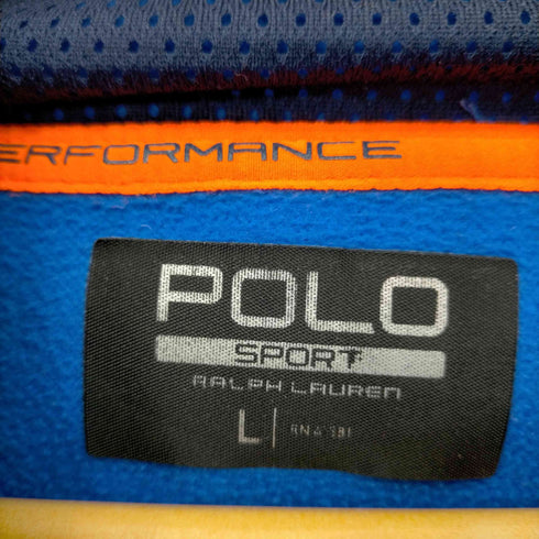 ポロスポーツラルフローレン POLO SPORT RALPH LAUREN PERFORMANCE THERMO VENT ロゴプリント プルオーバーパーカー メンズ import:L