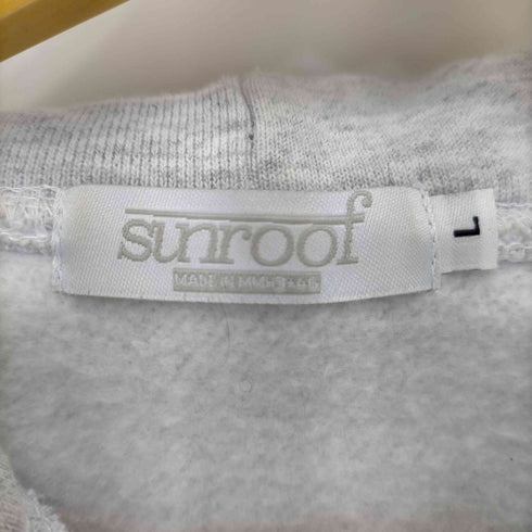 サンルーフ sunroof half logo heavy weight double zip hoodie メンズ JPN:L