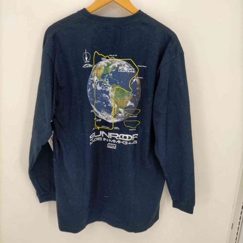 サンルーフ sunroof MADE IN MMH3+46 両面プリントクルーネックTシャツ メンズ JPN:XL
