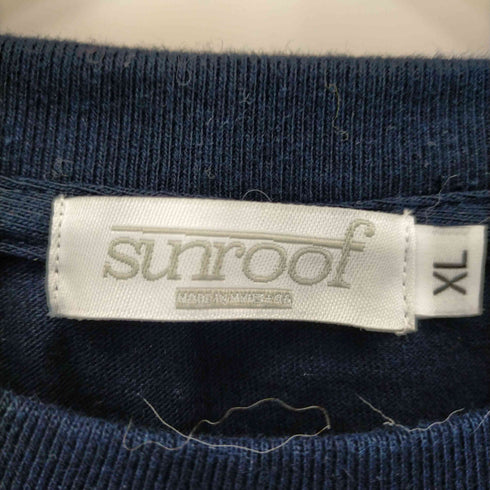 サンルーフ sunroof MADE IN MMH3+46 両面プリントクルーネックTシャツ メンズ JPN:XL