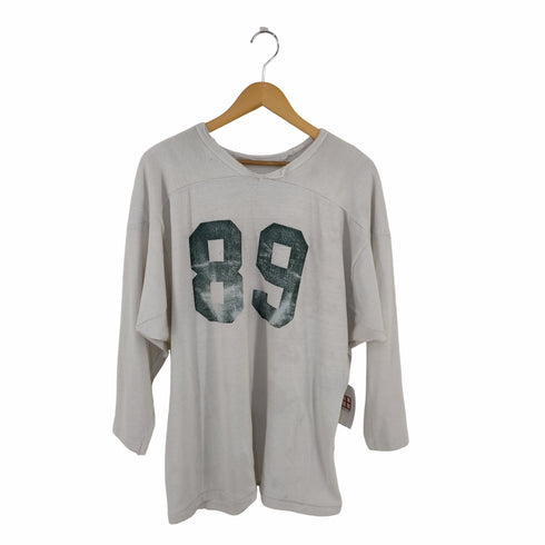 推定70-80s 両面ナンバリングプリント フットボールTシャツ 89 メンズ