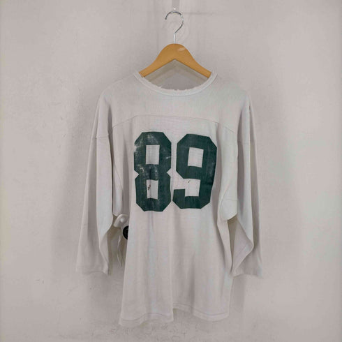 推定70-80s 両面ナンバリングプリント フットボールTシャツ 89 メンズ
