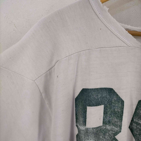 推定70-80s 両面ナンバリングプリント フットボールTシャツ 89 メンズ