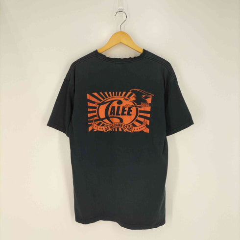 キャリー CALEE ロゴ両面プリントクルーネック Tシャツ メンズ JPN:XL