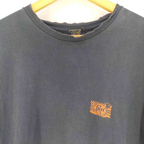 キャリー CALEE ロゴ両面プリントクルーネック Tシャツ メンズ JPN:XL