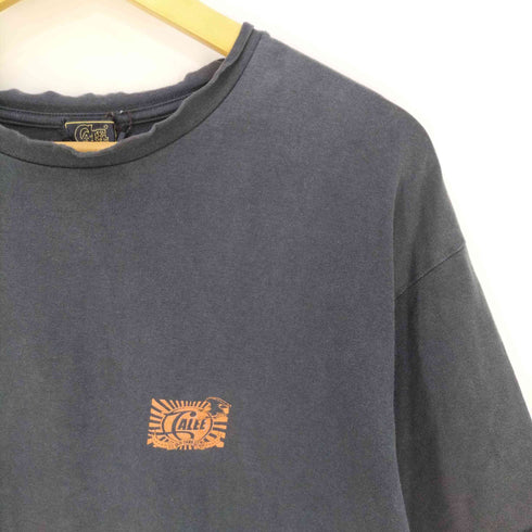 キャリー CALEE ロゴ両面プリントクルーネック Tシャツ メンズ JPN:XL