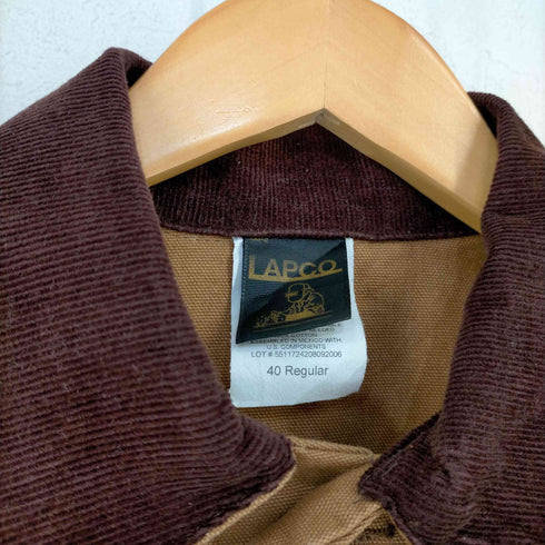 ラプコ Lapco コーデュロイ切替 3Pバイカラーワークジャケット メンズ US:40 REGULAR